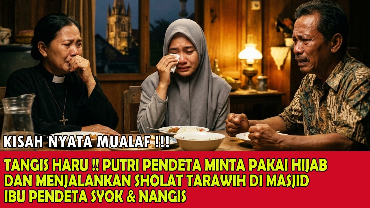 ANAK PENDETA BERPUASA RAMADHAN, MINTA PAKAI HIJAB & IKUT TARAWIH, REAKSI IBUNYA BIKIN SYOK