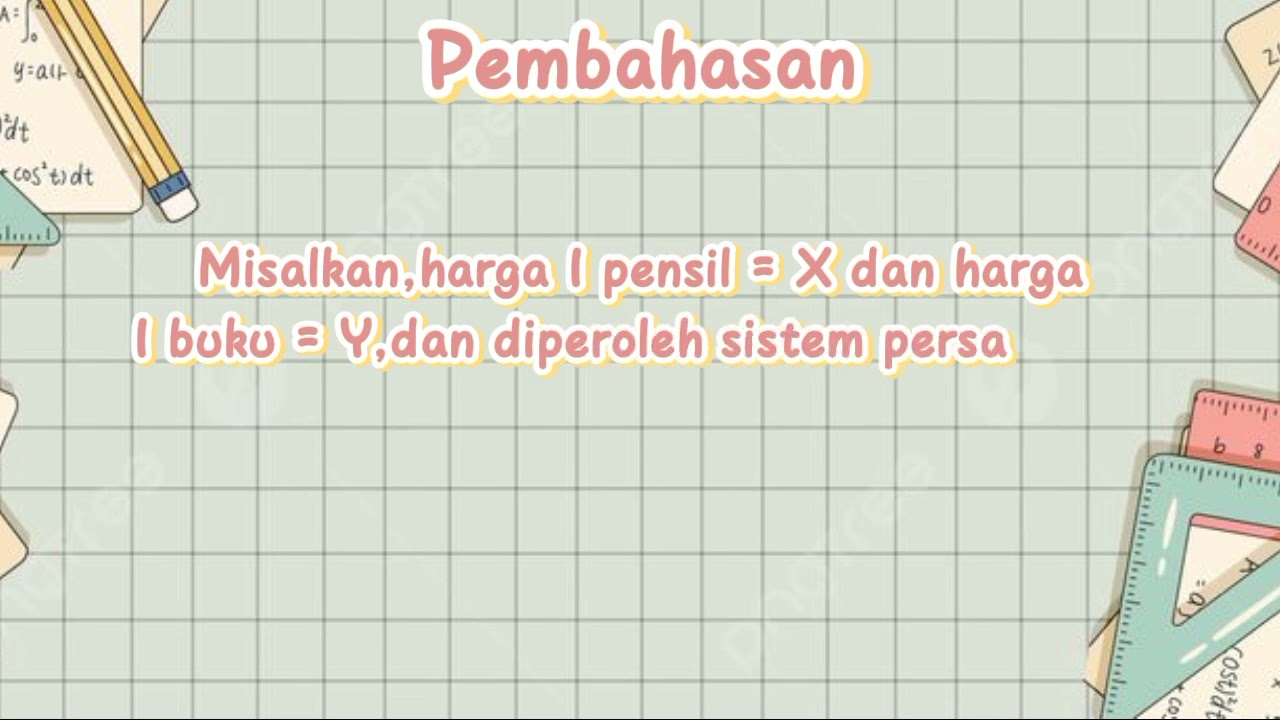 Ujian Praktek Matematika SPLDV
