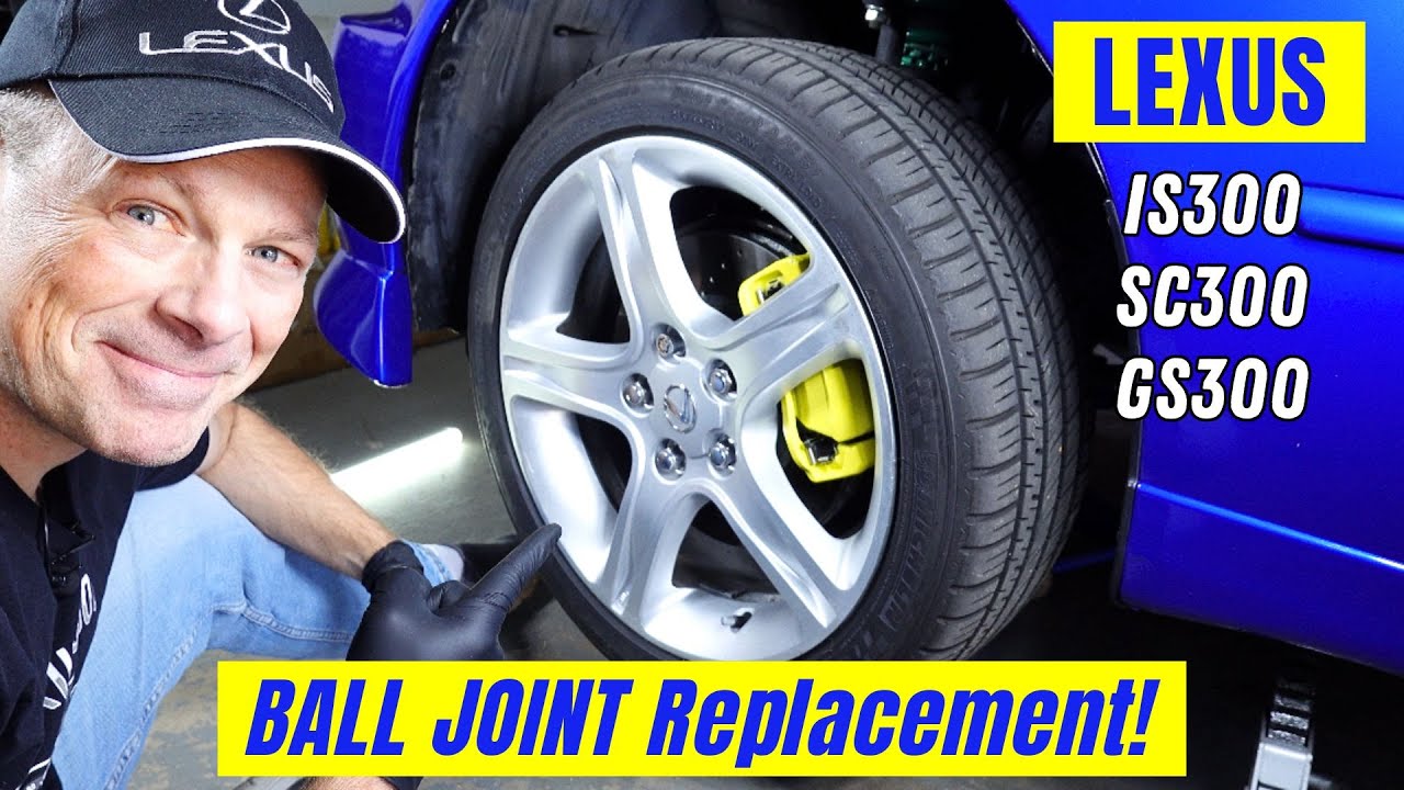 HOW-TO: Lower BALL JOINT Replacement!  //  (Lexus IS300 / Toyota 2JZ-GE Turbo Build)