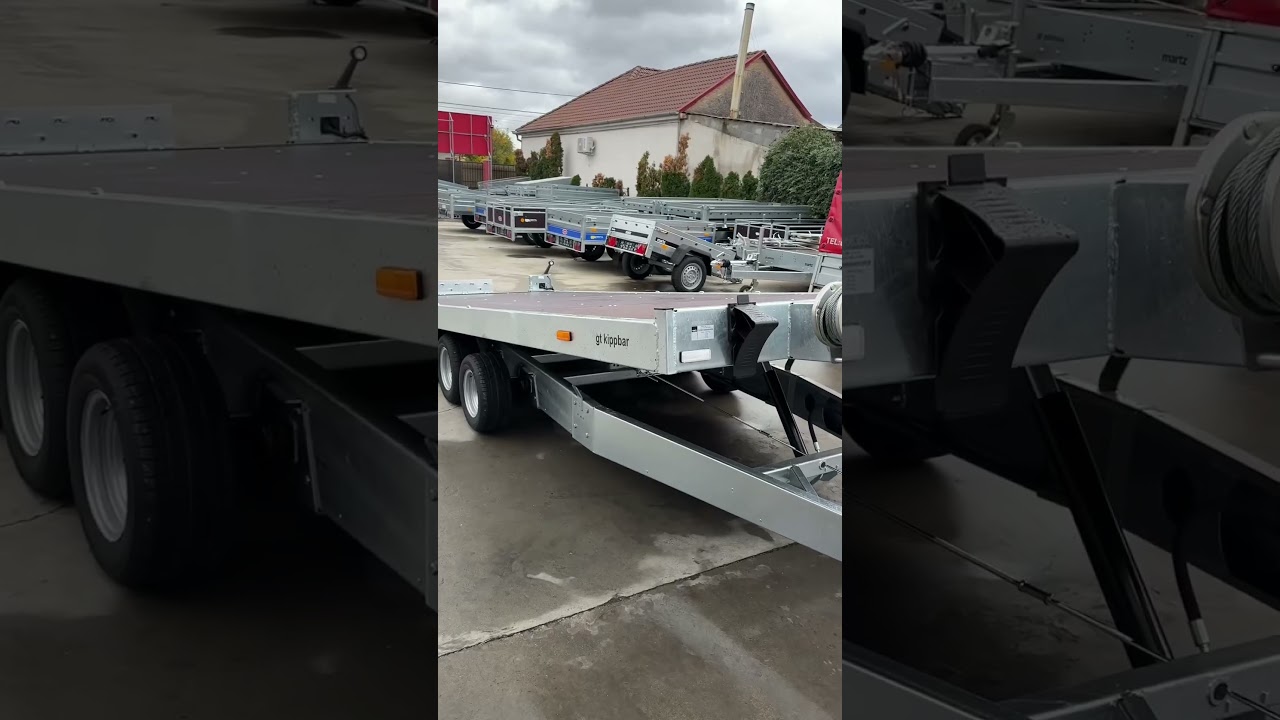 Trailer auto basculabil hidraulic Martz GT Kippbar 580/3 #remorque #trailer #auto #transport