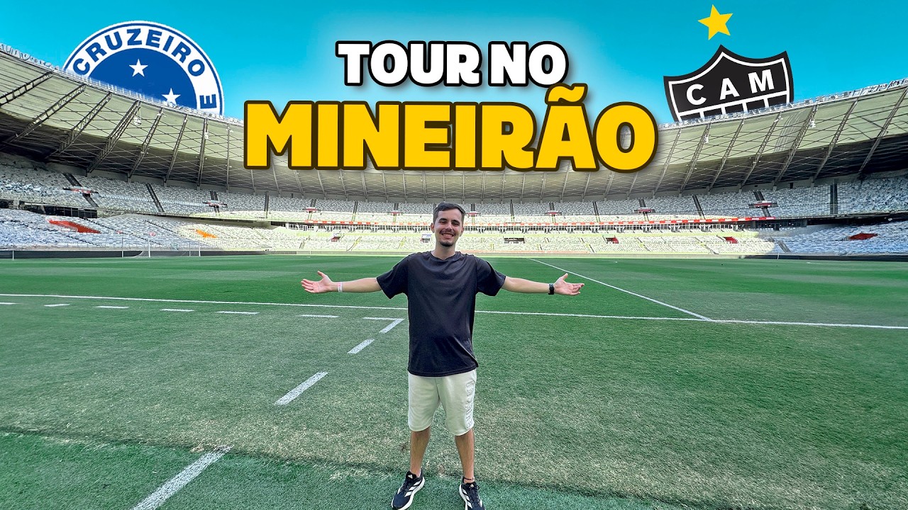 Fui no TOUR DO MINEIRÃO - 5º maior ESTÁDIO do BRASIL