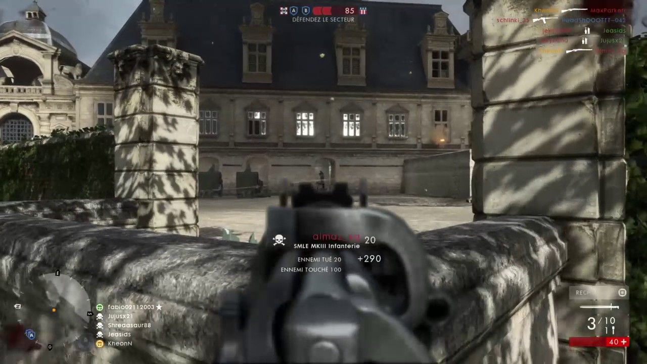 Tires aux pigeons sur BF1