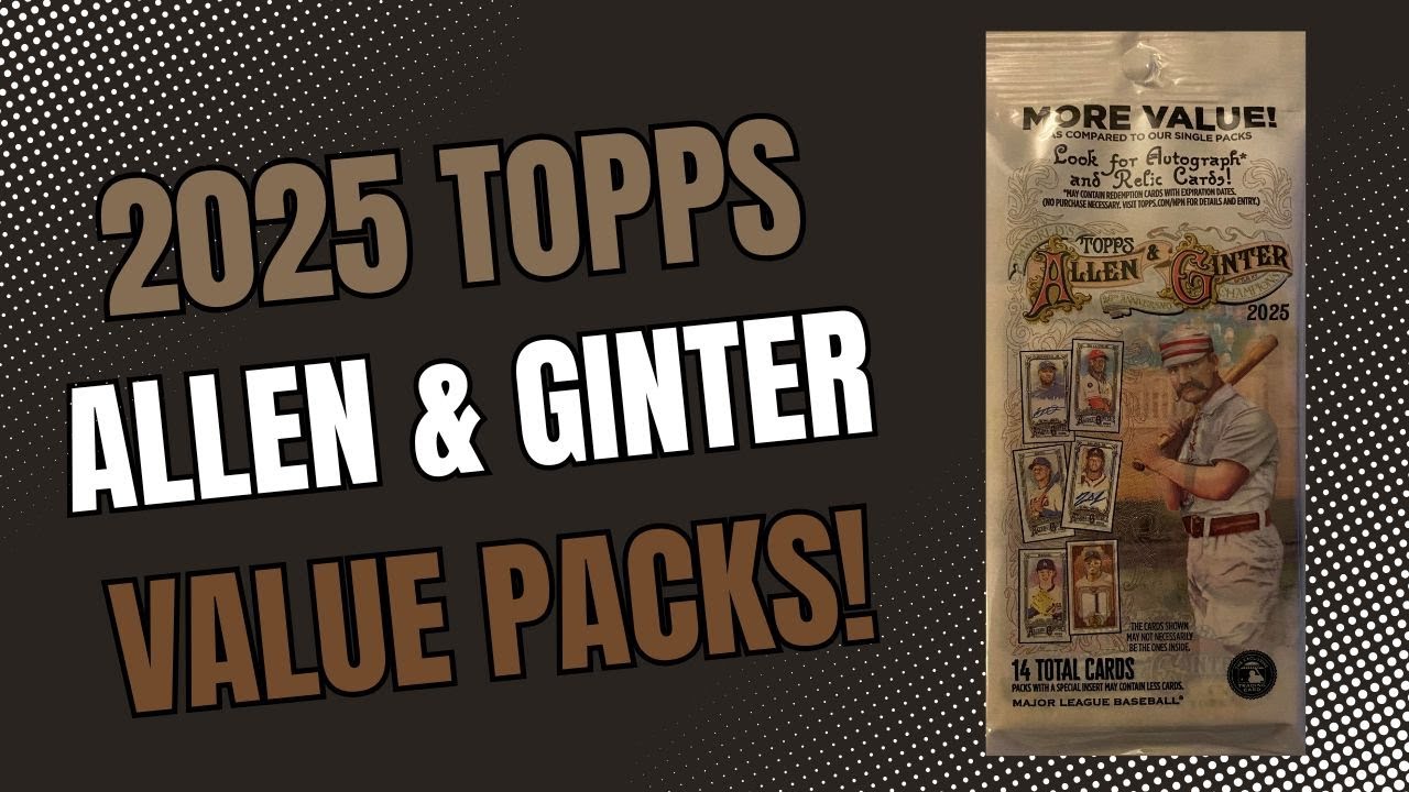 ЦЕННЫЕ БЕЙСБОЛЬНЫЕ НАБОРЫ TOPPS ALLEN & GINTER 2025 ГОДА! #топпс