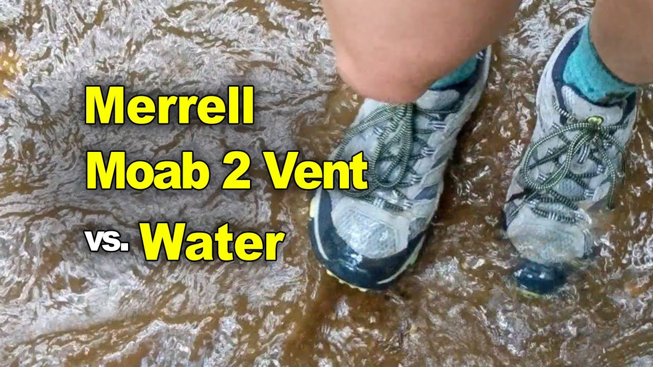 Merrell Moab 2 Vent vs. Water &mdash; обзор в промокших мужских и женских Merrells