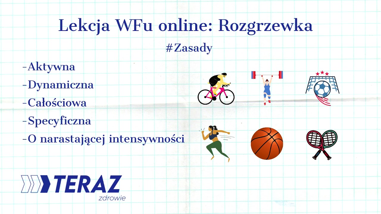 Lekcja WFu w domu online TEORIA - Rozgrzewka