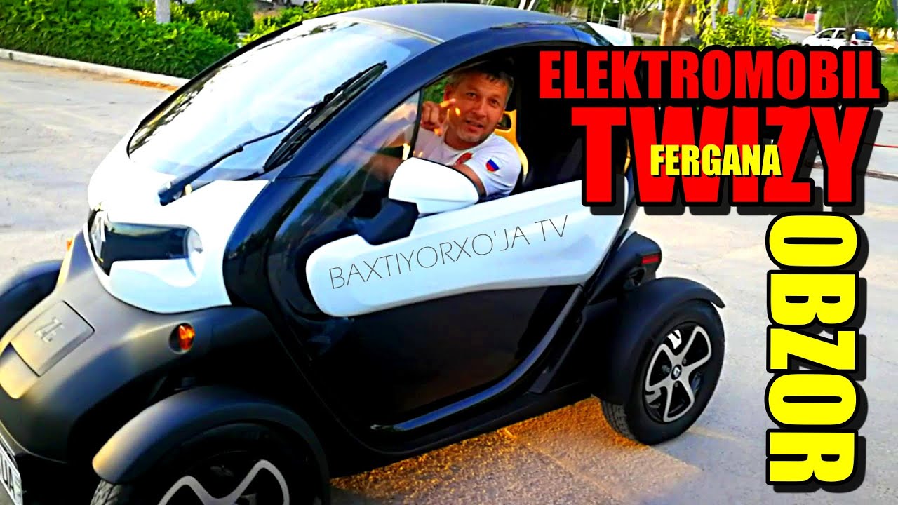 ELEKTROMOBIL TWIZY-KOREA UZBEKISTAN DA QISQACHA OBZOR