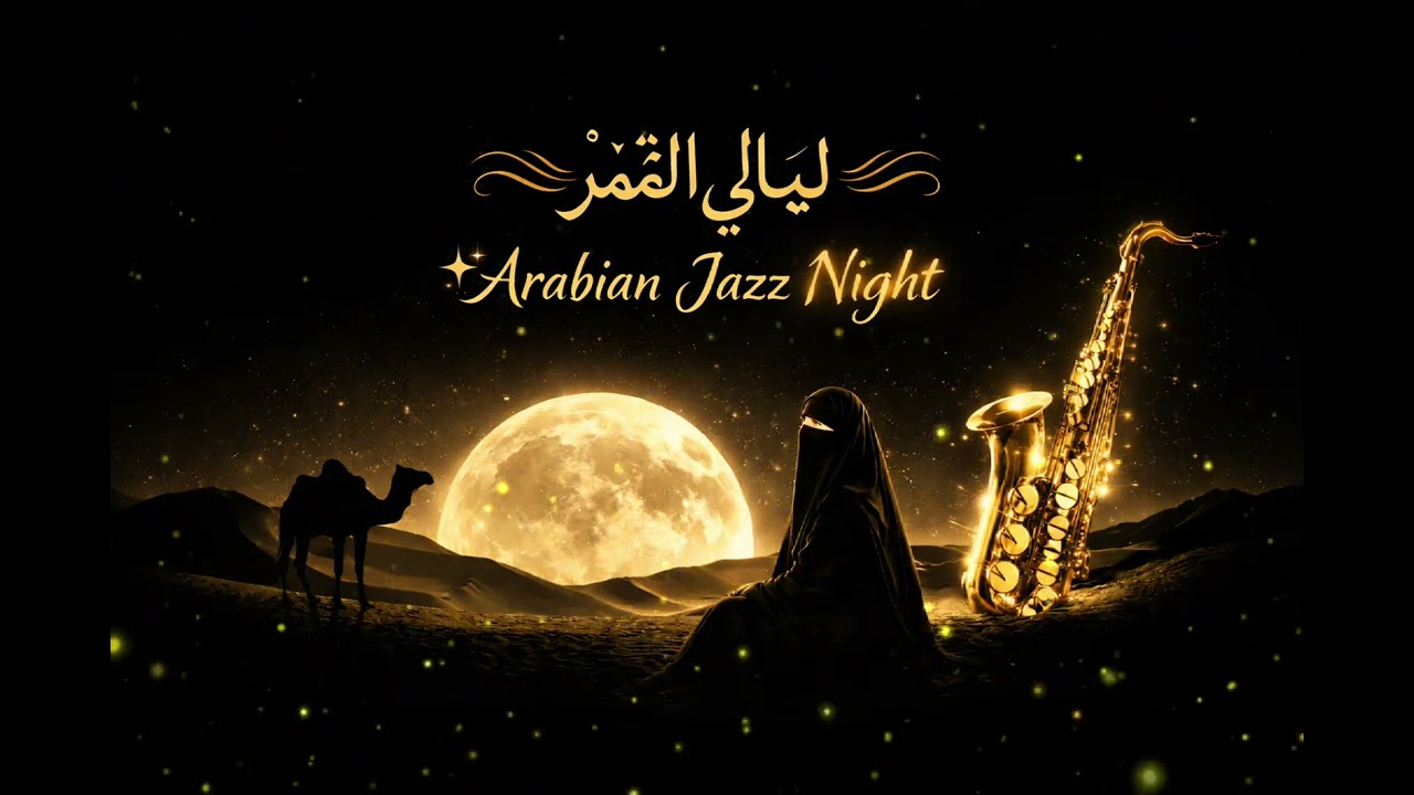 Layali Al-Qamar  – Arabian Jazz Lounge Music | Relaxing Desert Night Vibes @freedoommusic123 