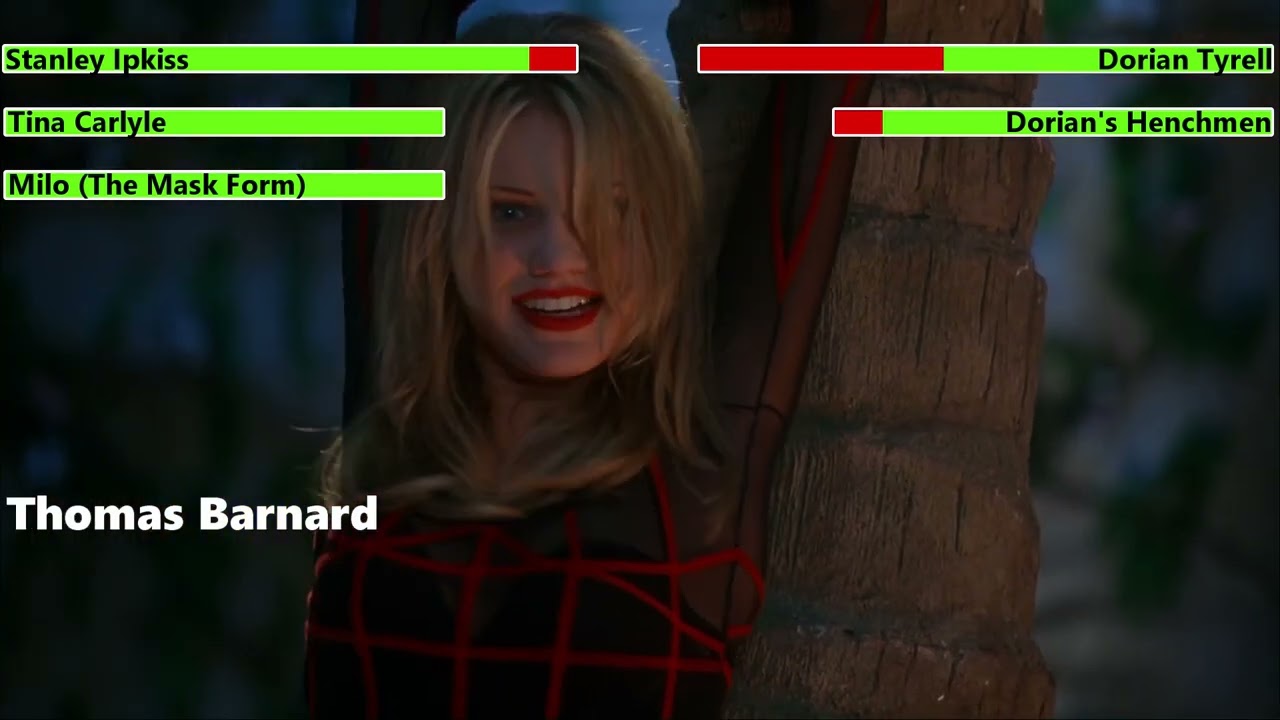 The Mask (1994) Final Battle with healthbars 1/2