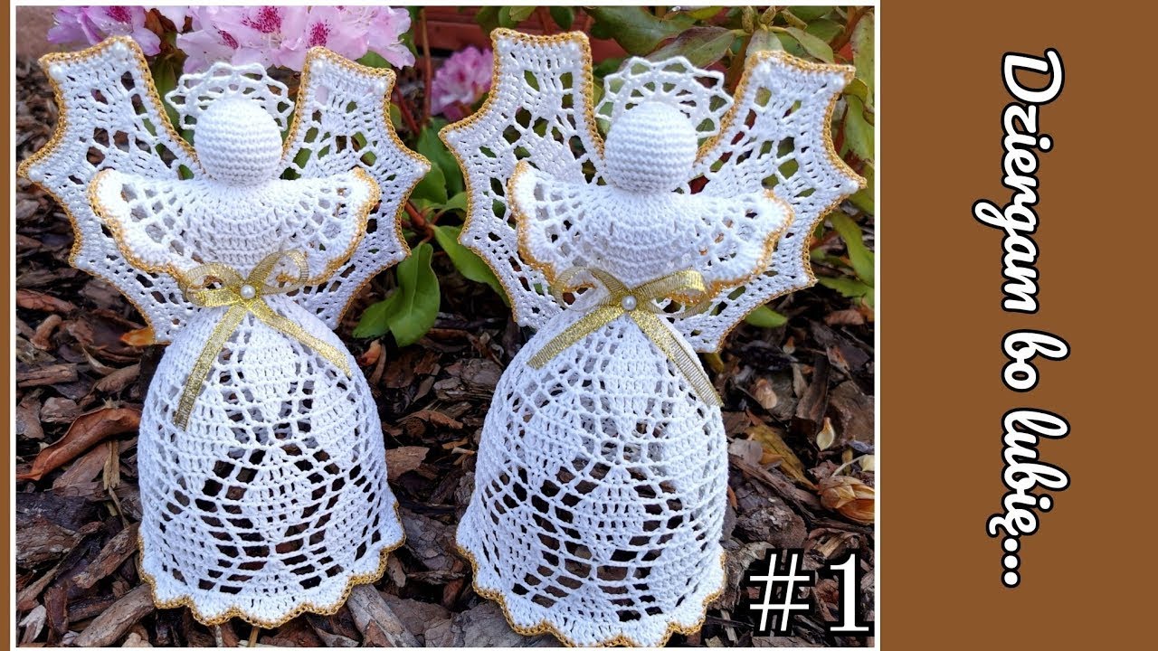 Crochet. Anioł na komunię cz. 1 -wzór autorski. Author's model.