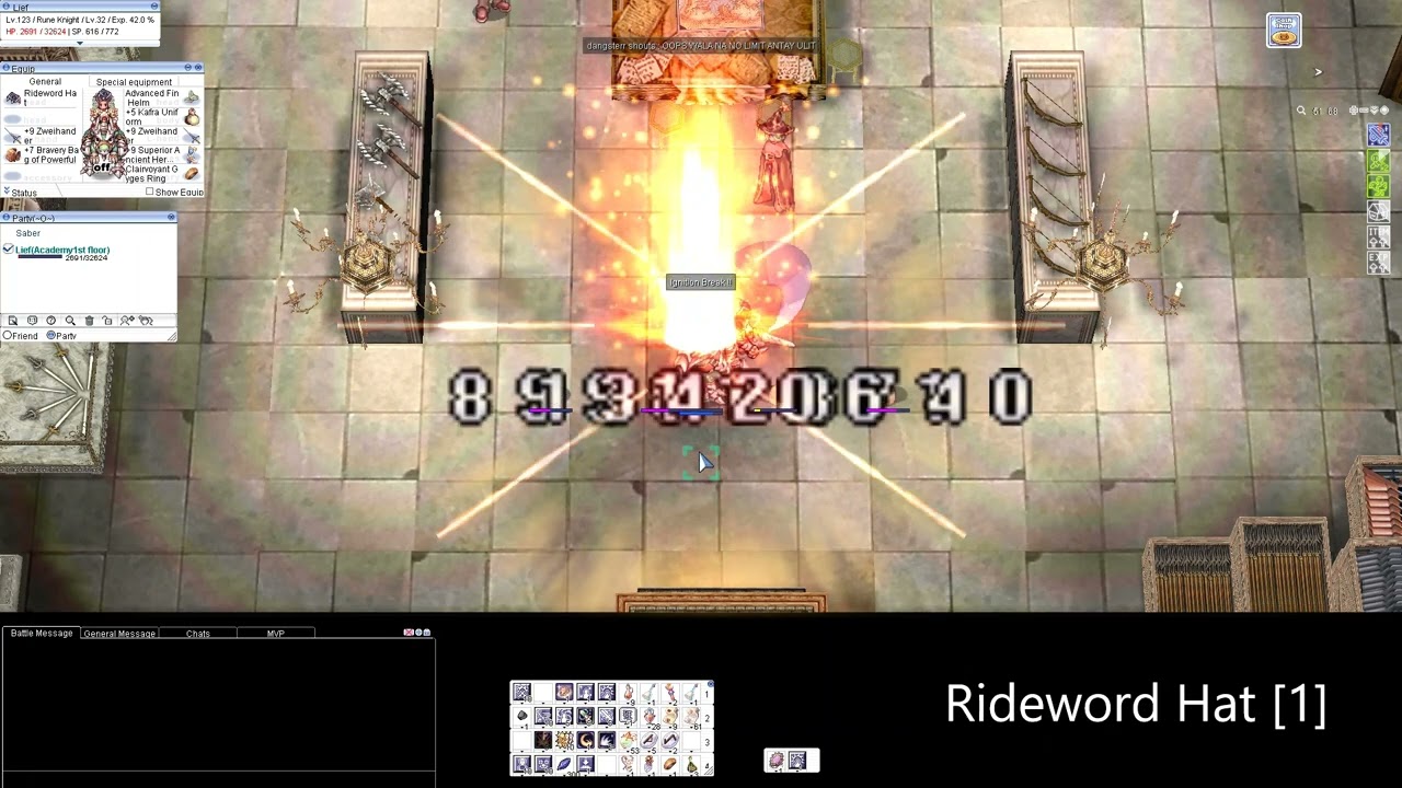 Malicious Shadow Set v Hunterfly Card v Rideword Hat [1] and using them all at the same time.