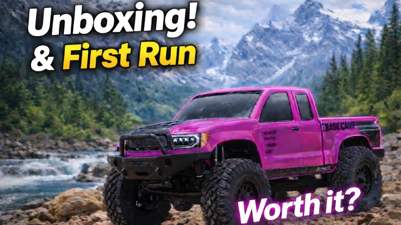 Best 1/24 RC Crawler - Axial SCX24 Base Camp - Unbox & First Run