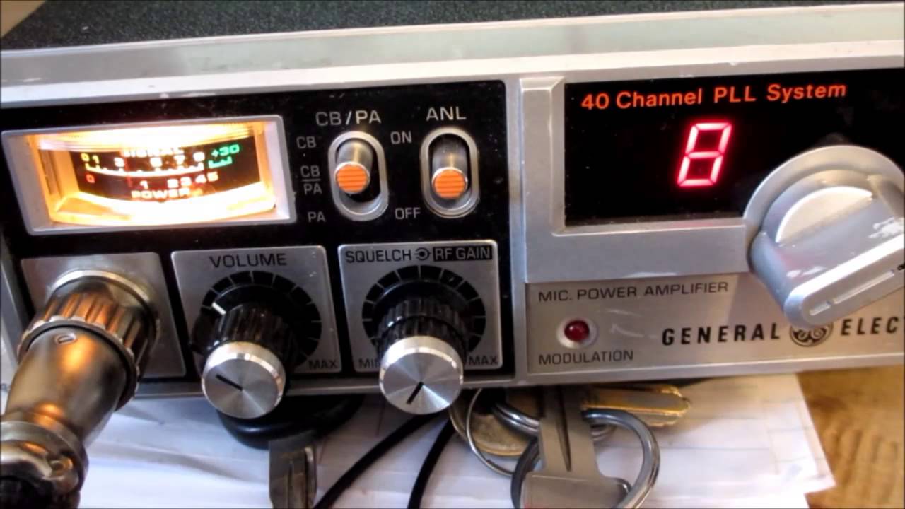 Radio CB GENERAL ELECTRIC! Chonito y Martin el tio de Marinela