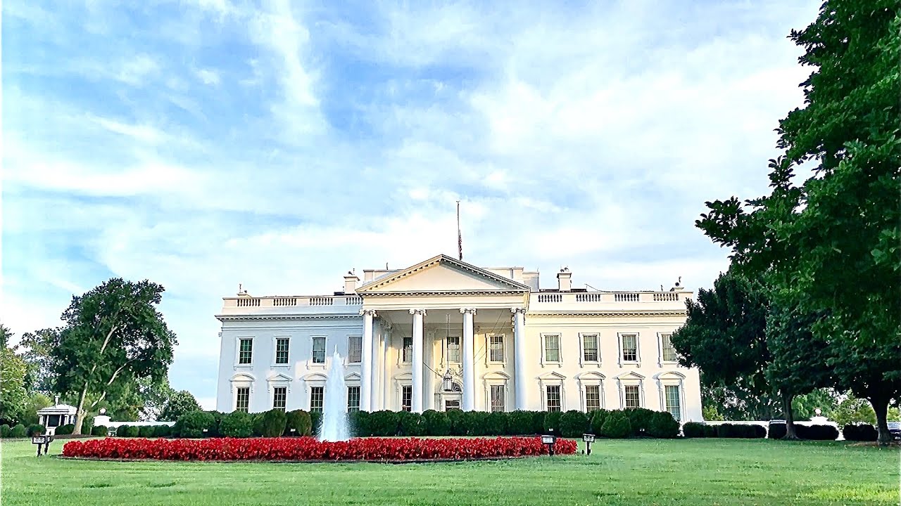 THE WHITE HOUSE TOUR OUTSIDE WALK AROUND REVIEW @ WASHINGTON DC Pennsylvania USA WALKING TOUR 4K