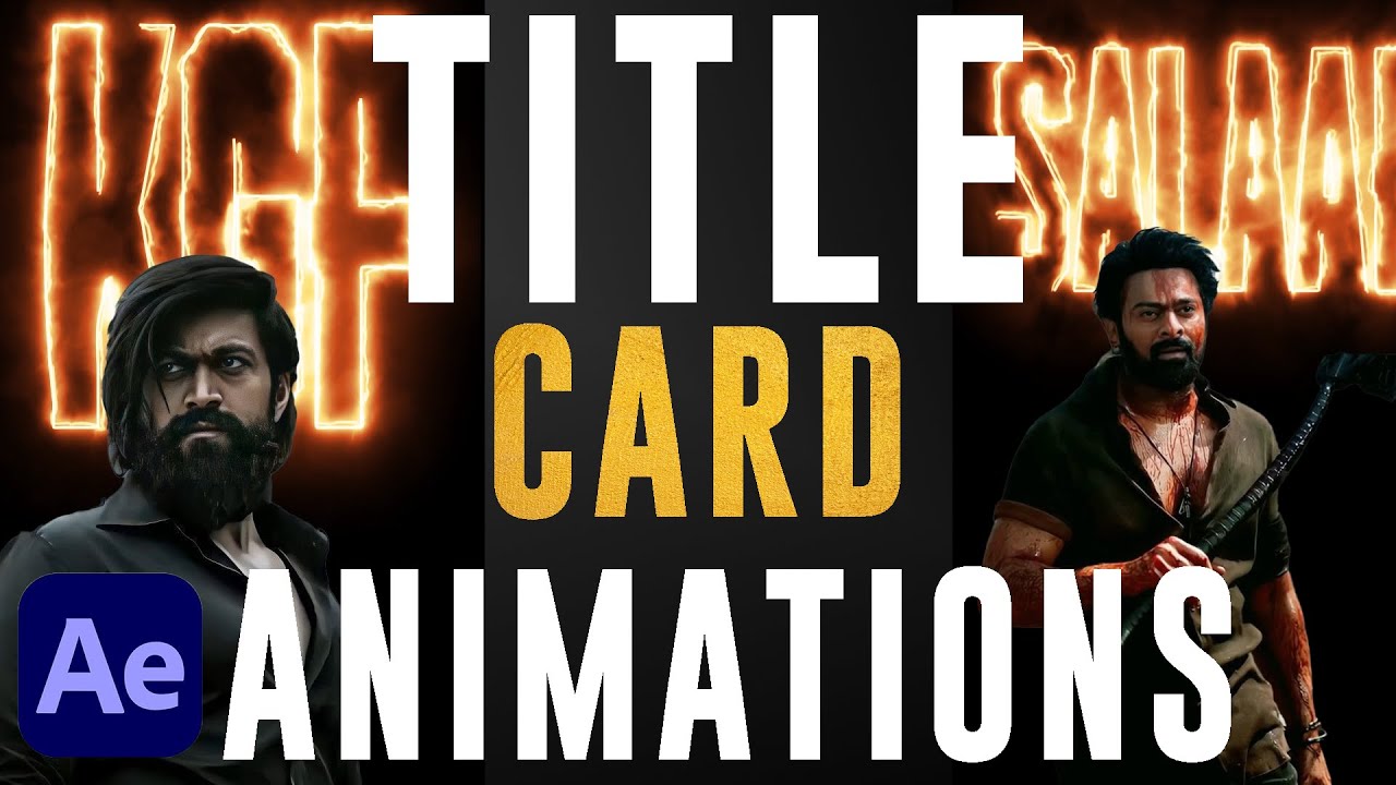 after effects tutorial : cinematic title animation in after effects 