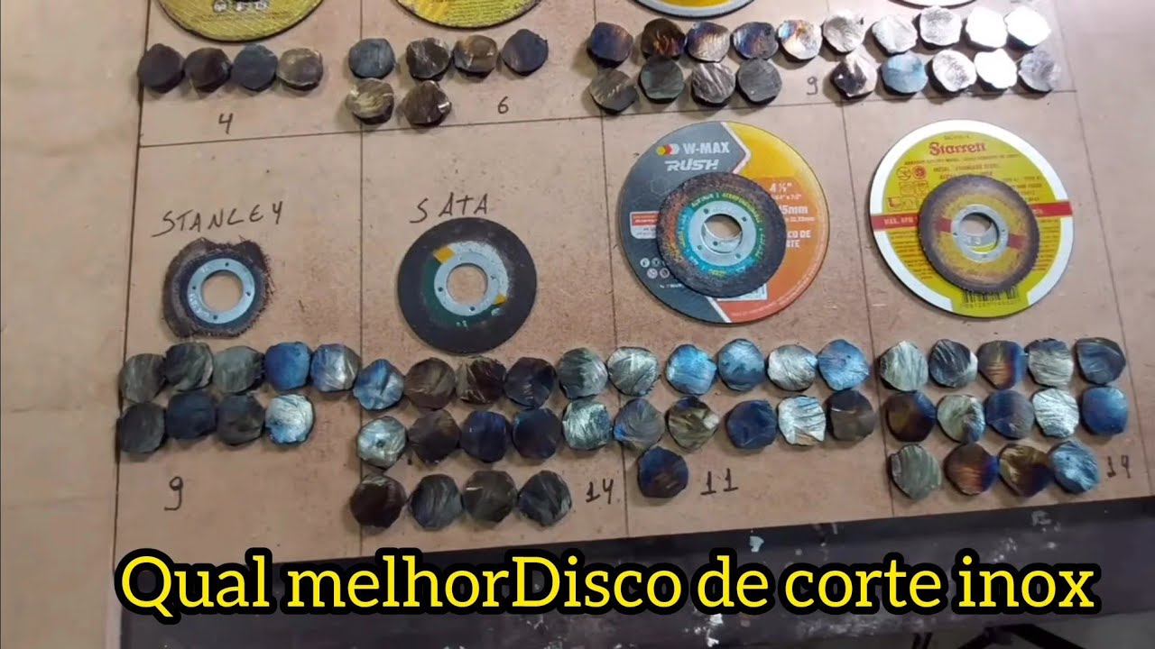 Disco de corte inox. qual melhor marca teste extremo   🔥🔥🔥(best stainless steel cutting disc)