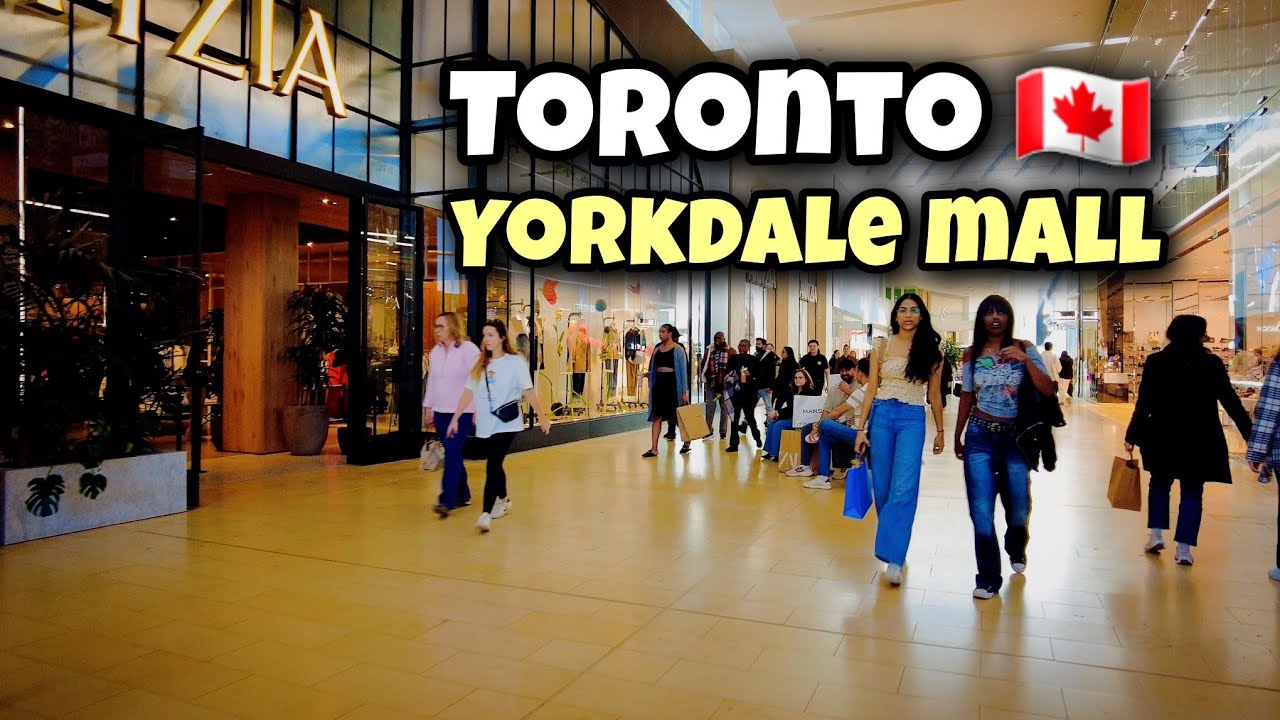 Toronto Yorkdale Shopping Centre Mall, Toronto Canada 4k