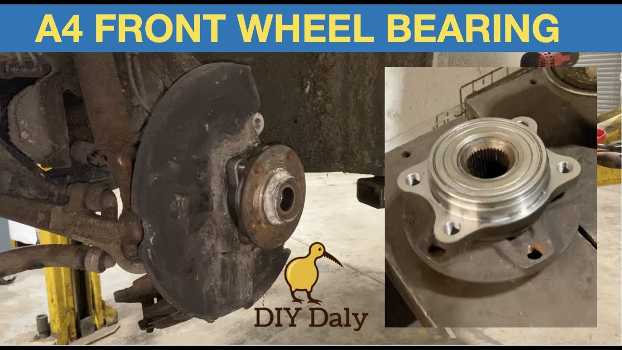 Audi A4 Avant B7 front wheel bearing replacement
