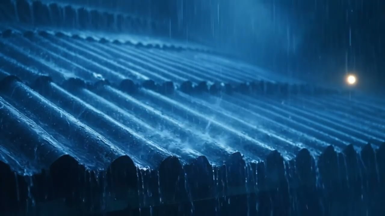 Quiet Forest Shelter with Steady Rain Sounds 4K
