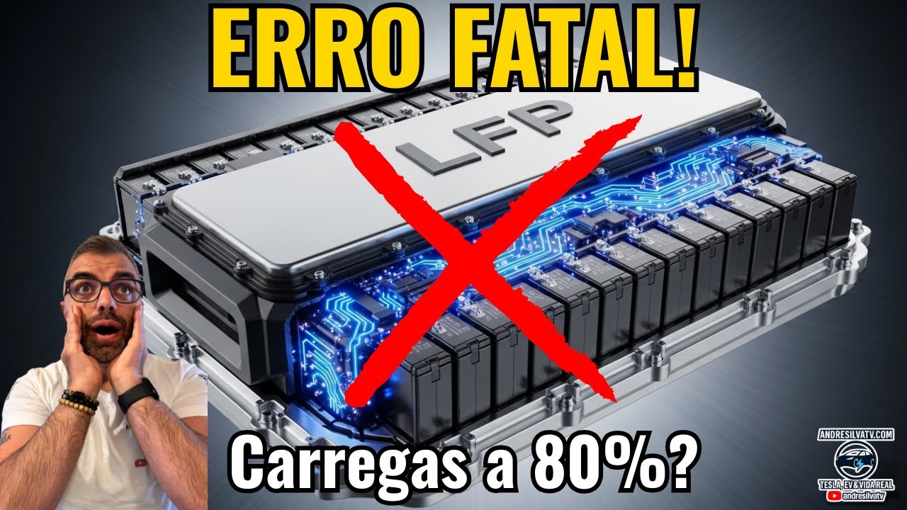 Estás a MATAR a Bateria do Teu Tesla! (Bateria LFP Explicada)