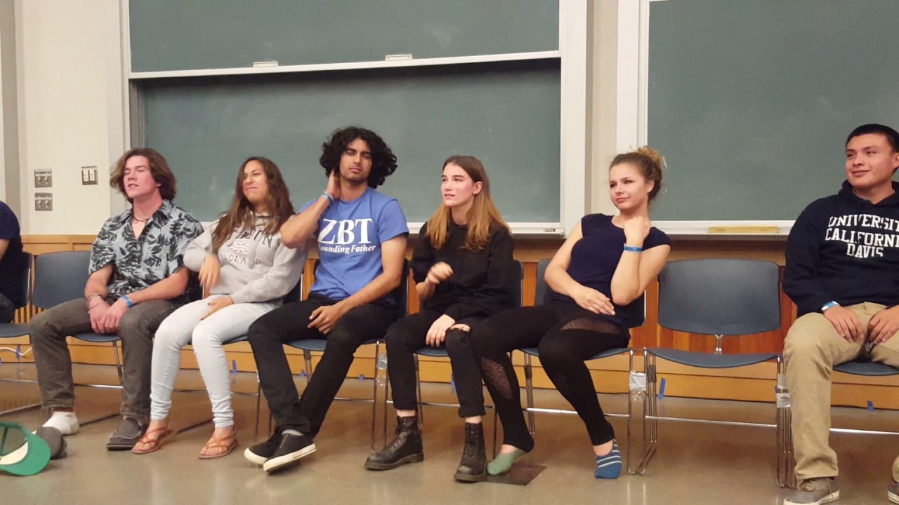 UC Davis students under hypnosis