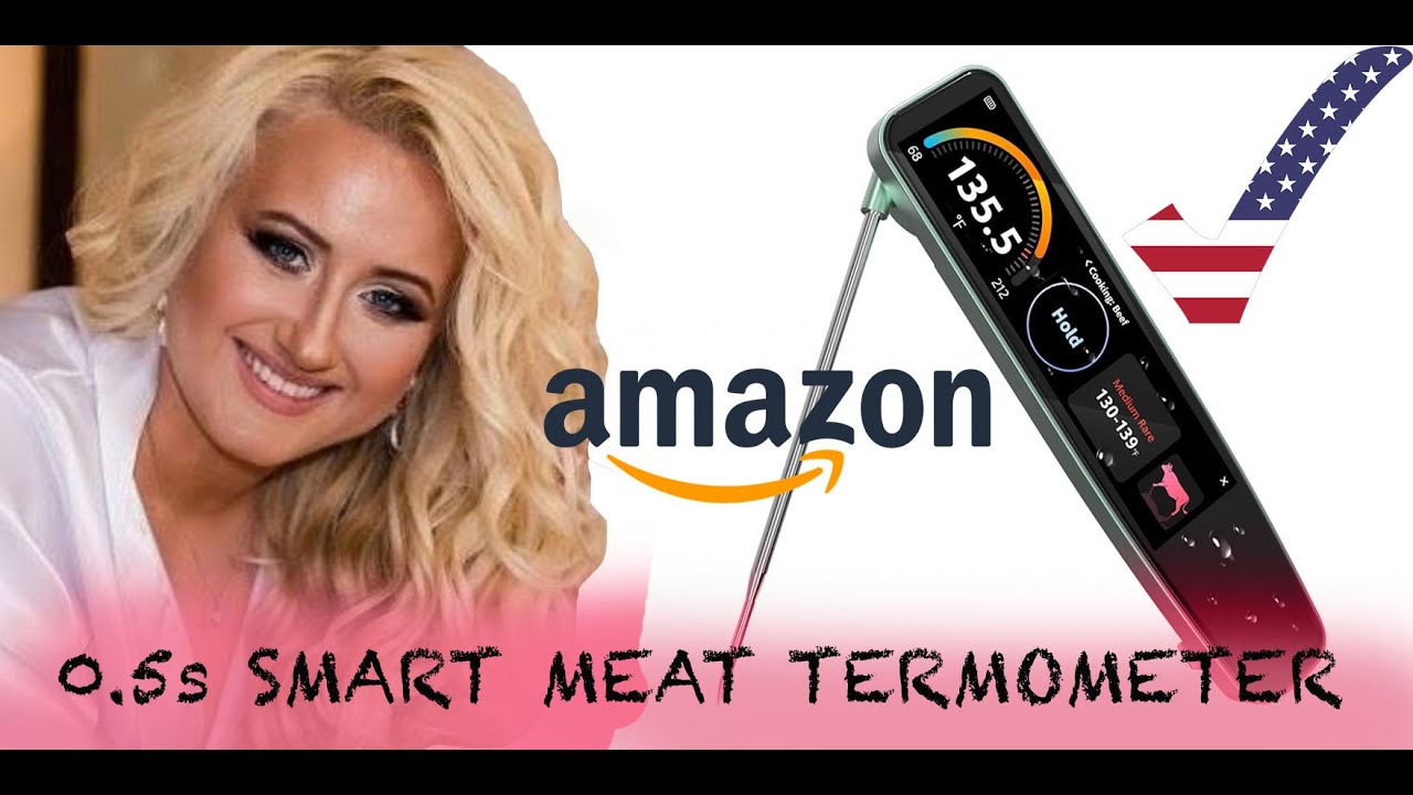 0.5s Smart Meat Thermometer – Cook Like a Pro! Amazon review | Unboxing & Feedback
