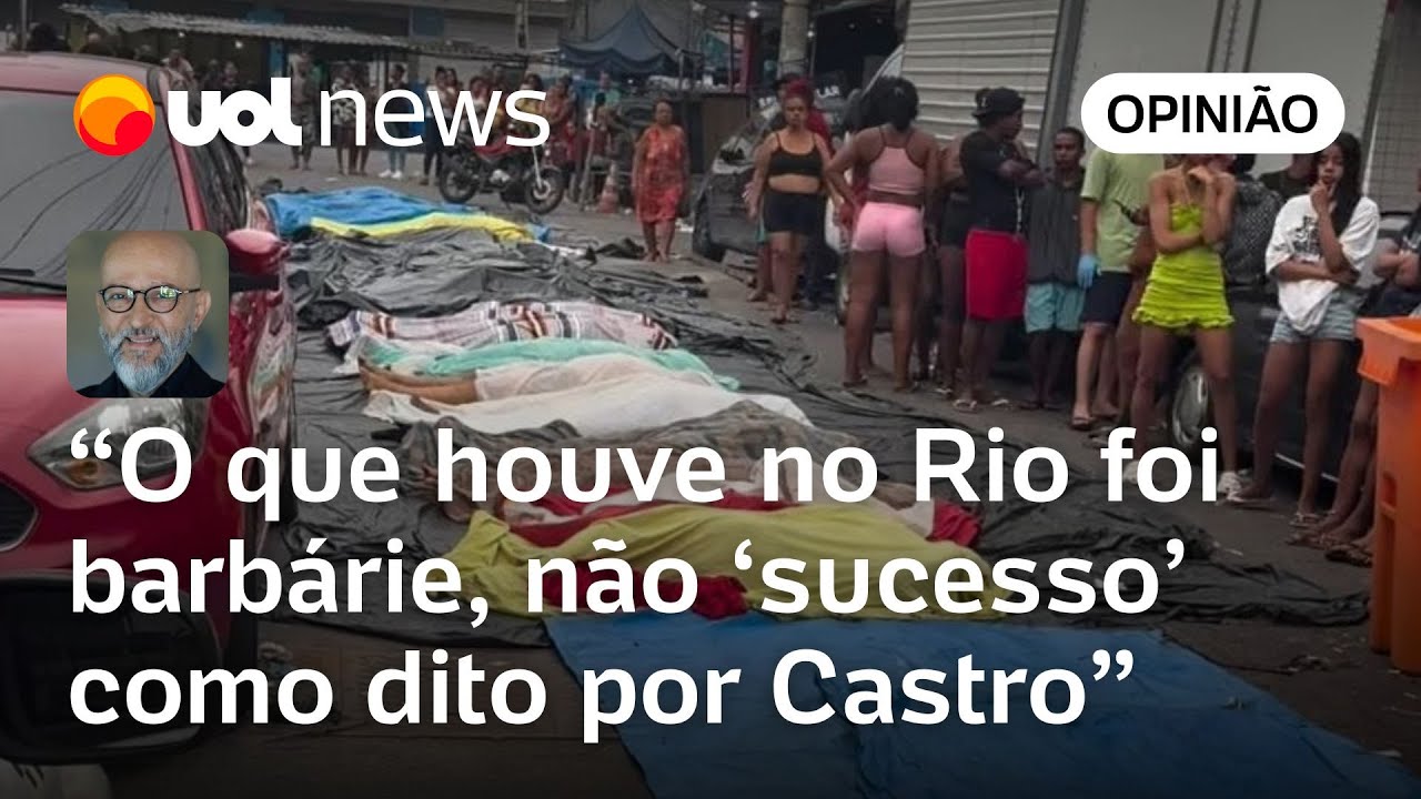 Rio de Janeiro vive barbárie enquanto governador Cláudio Castro celebra 'sucesso' | Josias de Souza