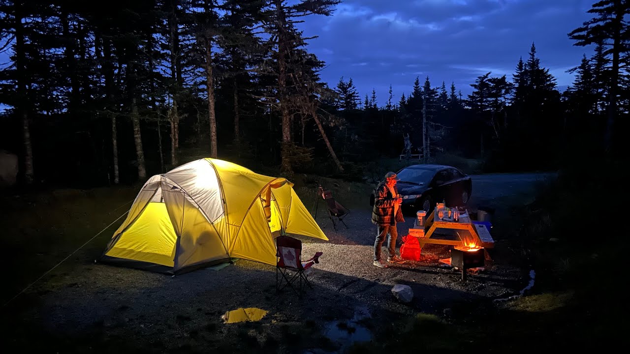 Кемпинговые приключения в Ньюфаундленде в парке Баттер Пот. NLCAMPING.