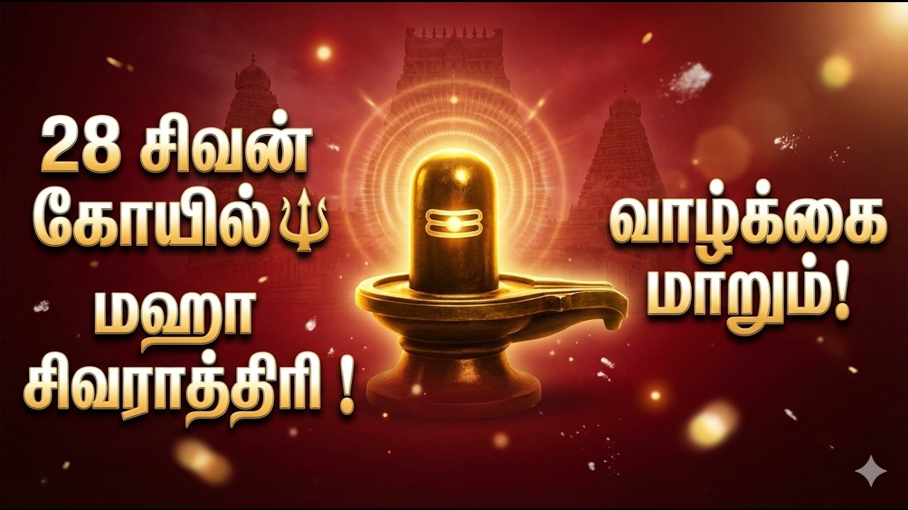 மஹா சிவராத்திரி 2026 🔱 28 சிவன் கோயில் Special | wellnesswondertamil 😊