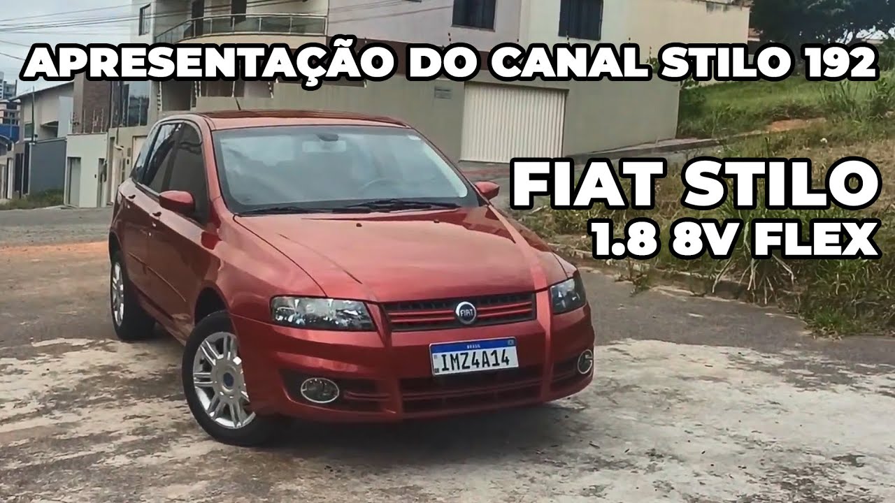 Fiat Stilo 1.8 8v Flex Vermelho Barroco - Apresentação Stilo 192