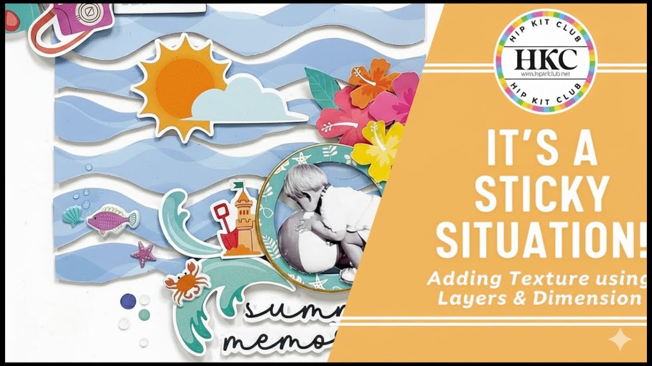 Die Cuts & Embellishments Layout | Anke Kramer | Aug 2025 Hip Kits