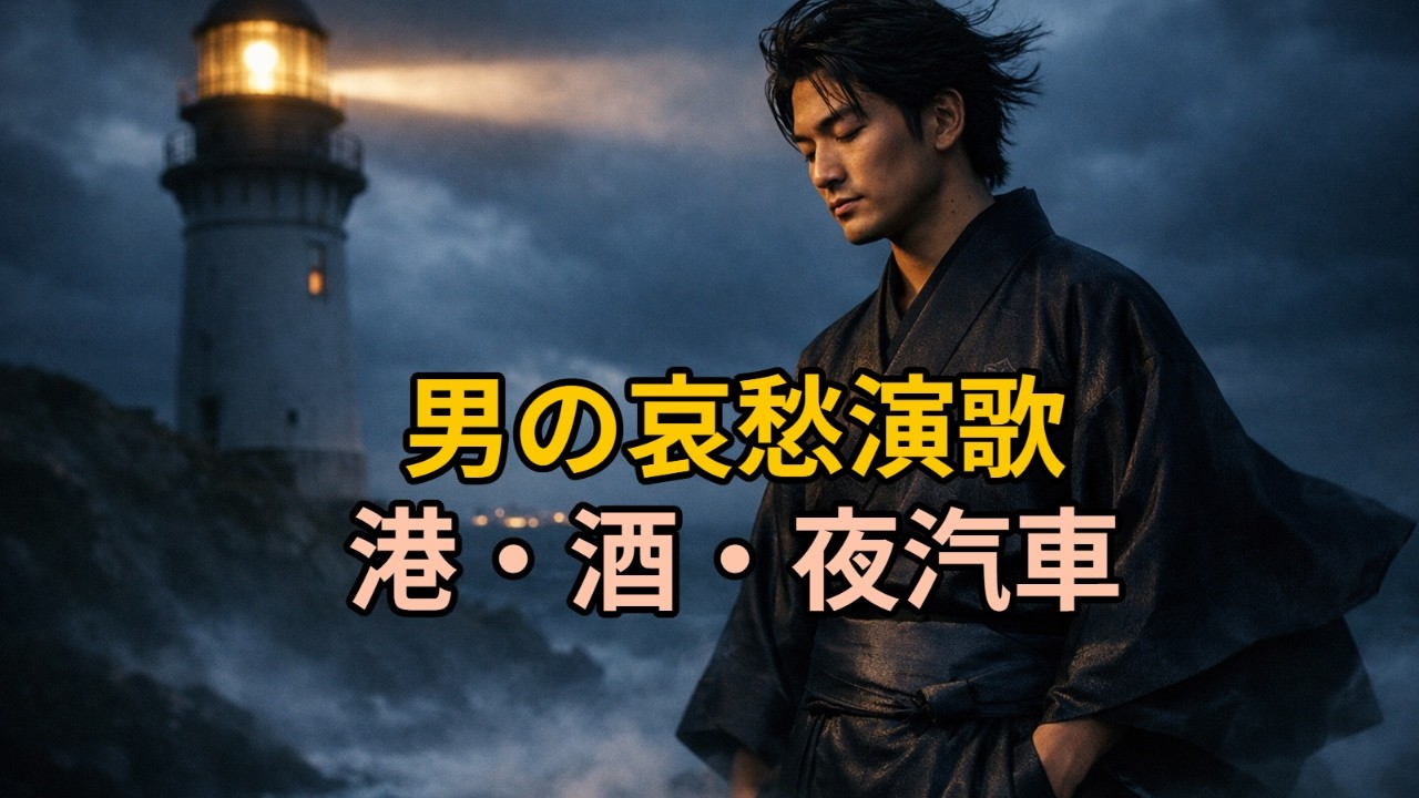 港・酒・夜汽車｜静かに沁みる男の演歌