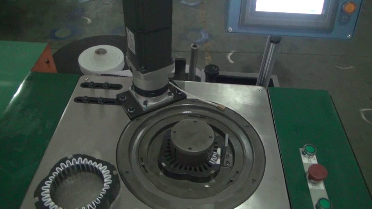 SMT Electric Motor Stator Different Slot Insulation Paper Inserting Machine with 3 Servo Motors