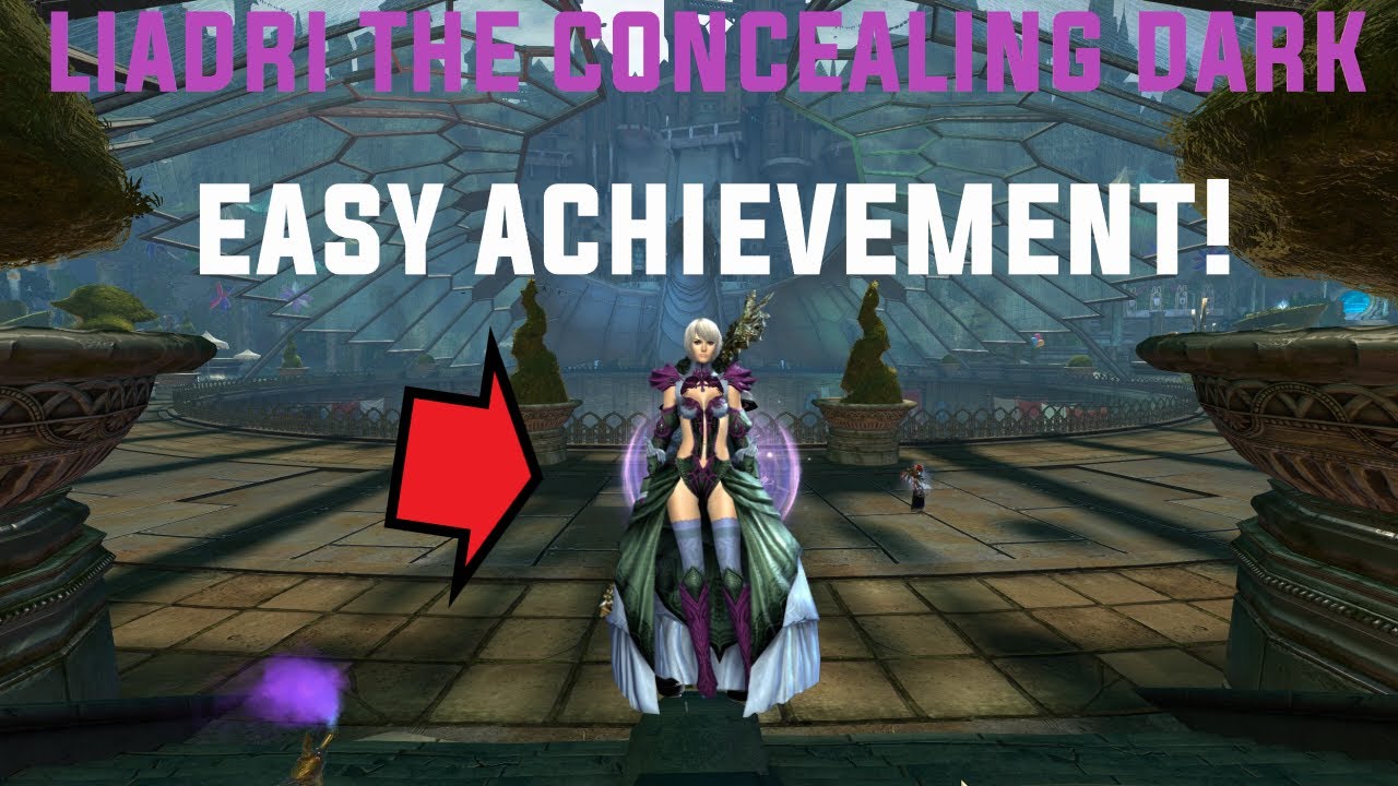 LIADRI THE CONCEALING DARK - LIGHT UP THE DARKNESS EASY ACHIEVEMENT! | GUILD WARS 2