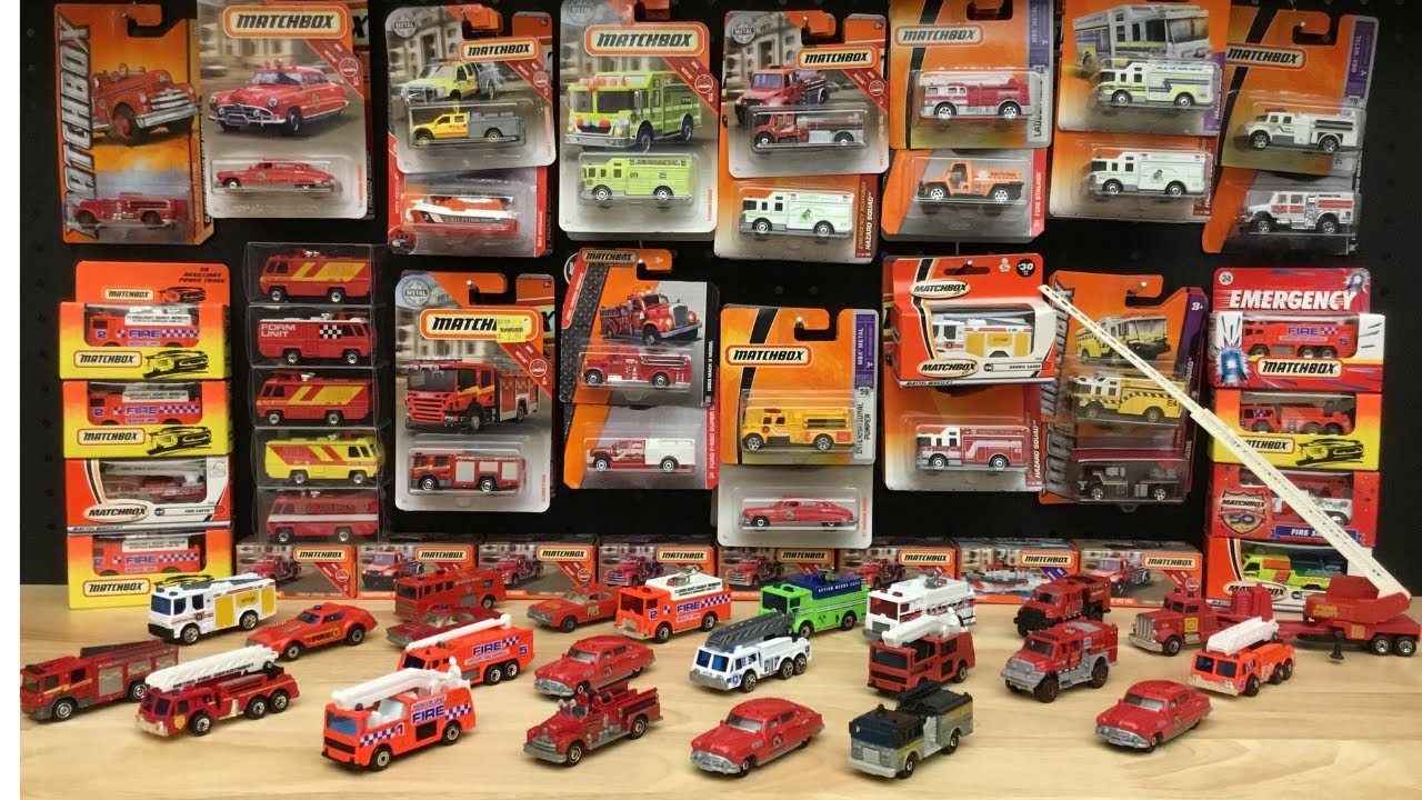 Matchbox Fire Trucks Collection