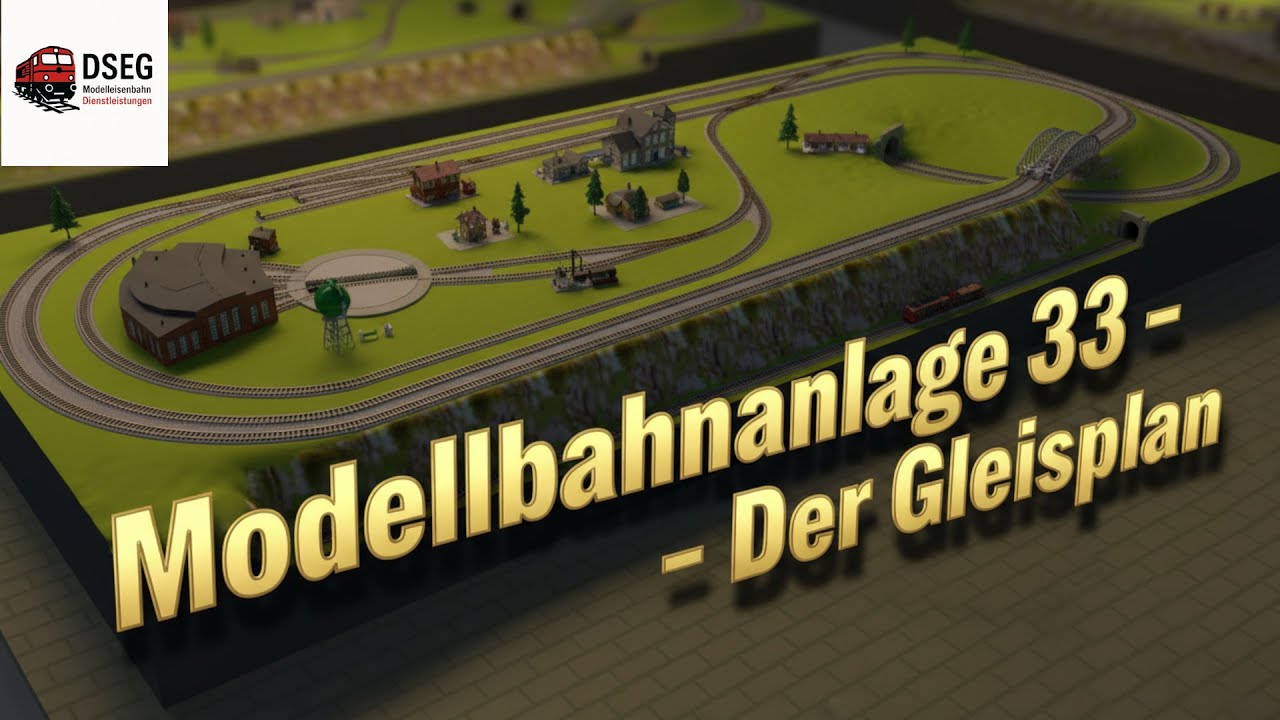 Modellbahnanlage 33 Teil 1 Gleisplan Märklin K & M Gleis  Analog & Digital auf 7,2 m²!
