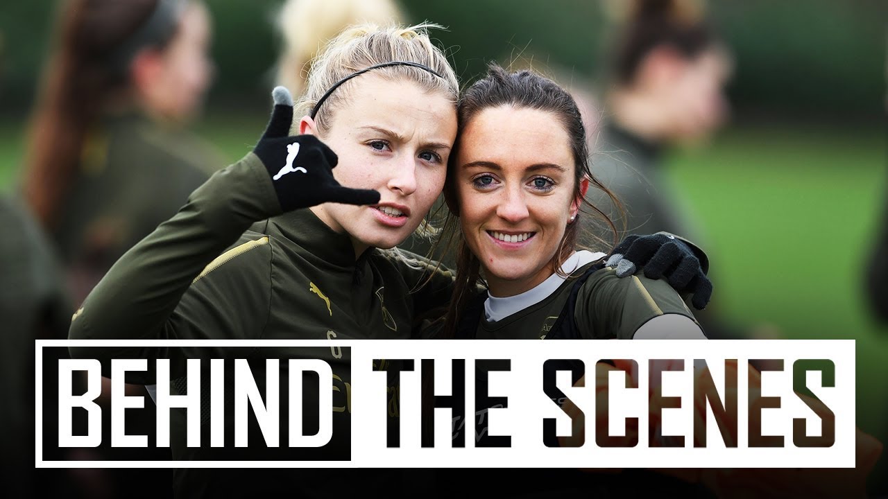 Behind the scenes at Arsenal Women training