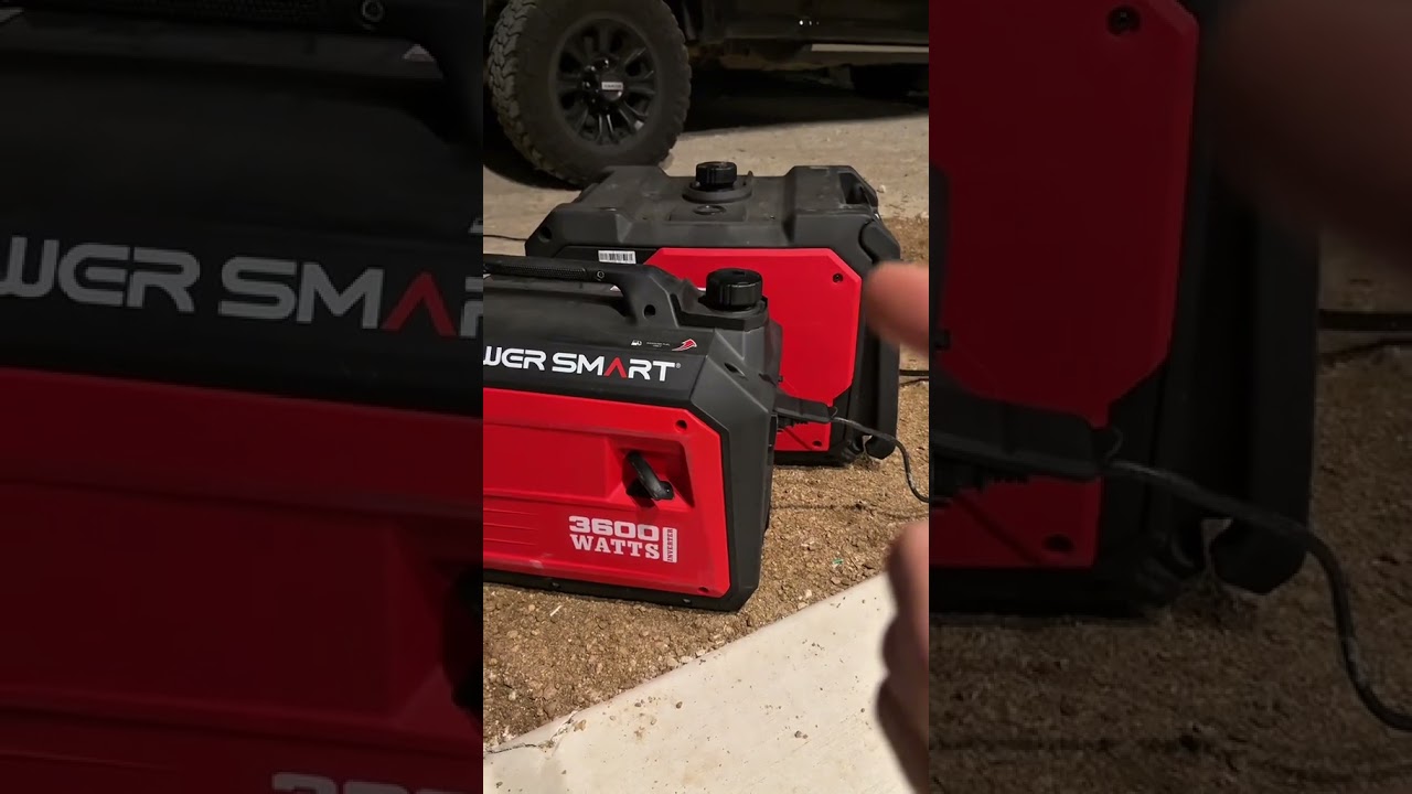 MASSIVE Power Battle - Two Generators Head to Head! #parallel #generator
