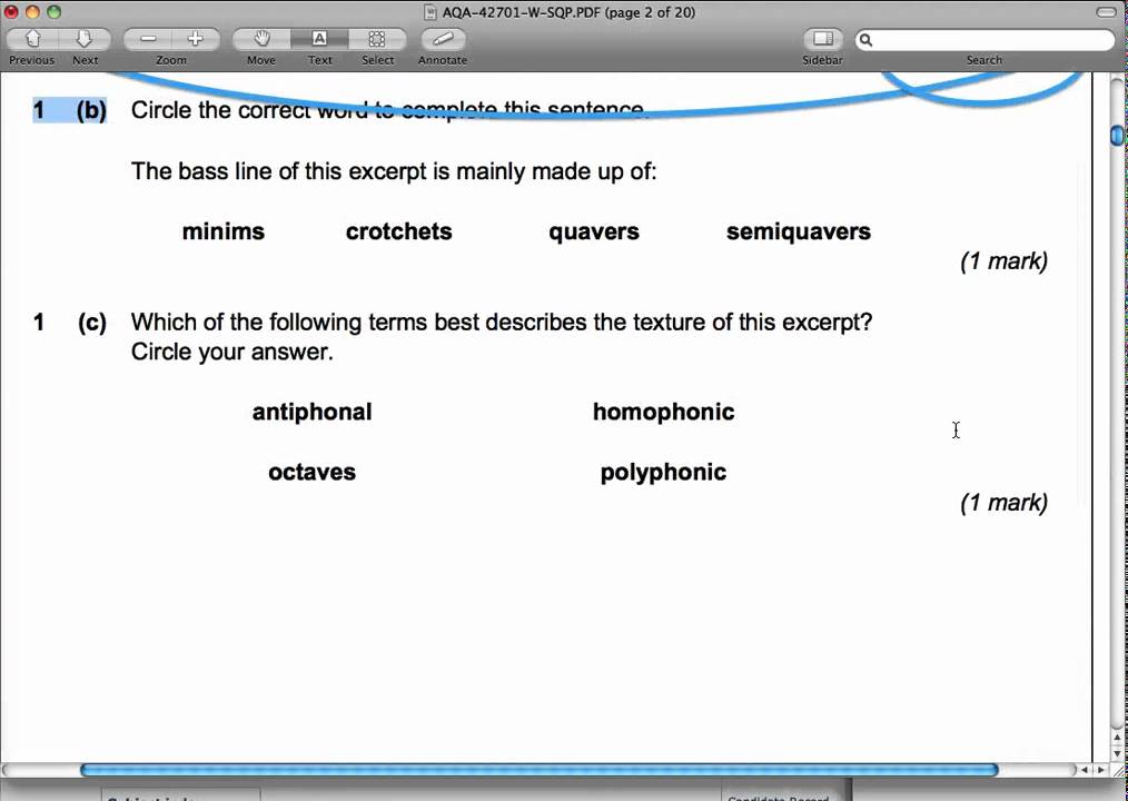 GCSE Music Exam Tips - Video 1