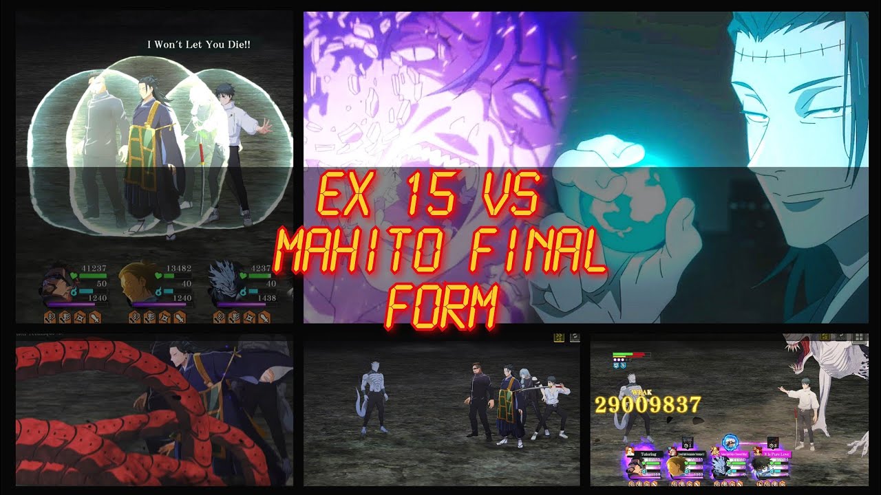 [EX 15] Geto Absorb Mahito Damage is cheat code - JJK Phantom Parade