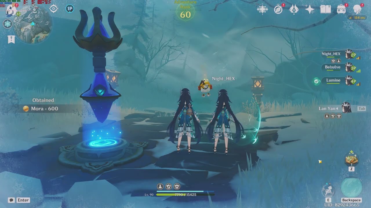 [Asia] A LanYan only morun (Genshin mora/elite runs)