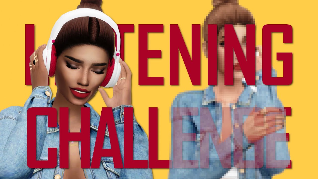 🎶SIMKA NA ŚLEPO🤫! LISTENING CHALLENGE z Kasiulcia w The Sims 4 🎧 +CC/MODY