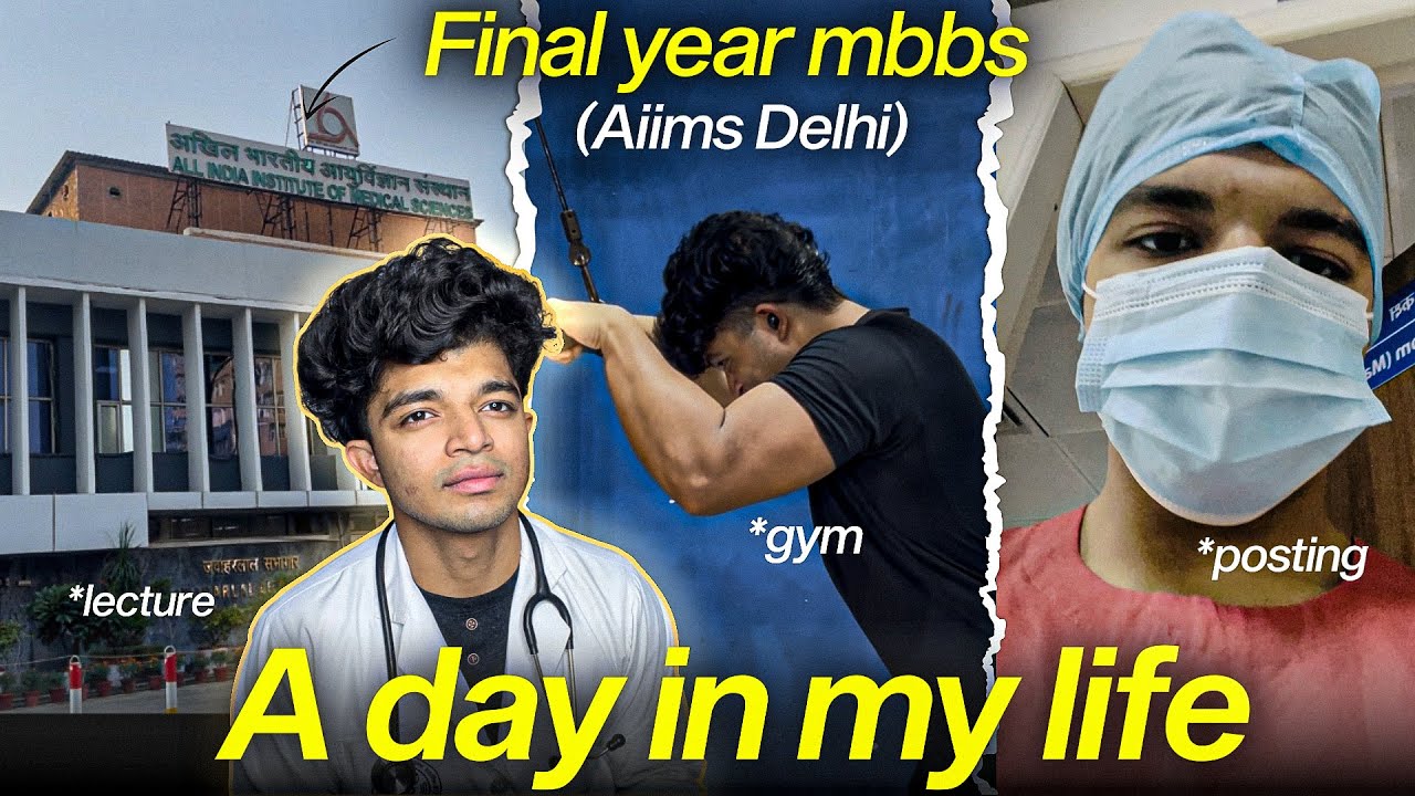 A Day in My Life as an MBBS Student at AIIMS Delhi | Final Year Vlog | Pediatrics Posting