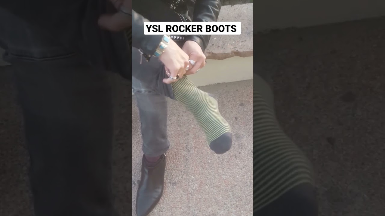 YSL Rockstar Boots
