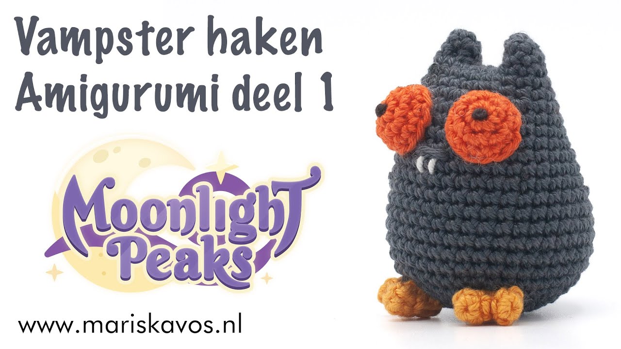 Vampster knuffel haken video handleiding - Nederlands - Deel 1