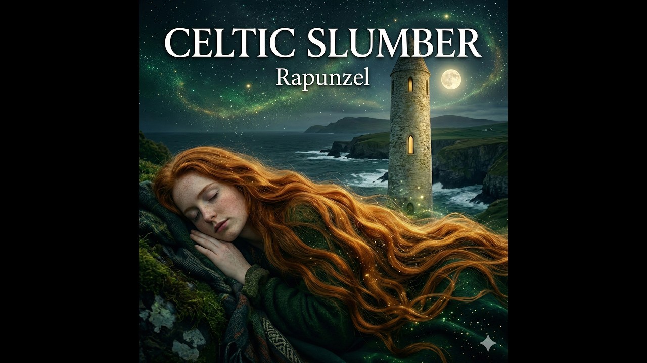 Celtic Sleep Music 💤 Rapunzel | Ancient Tower Moonlight Lullaby