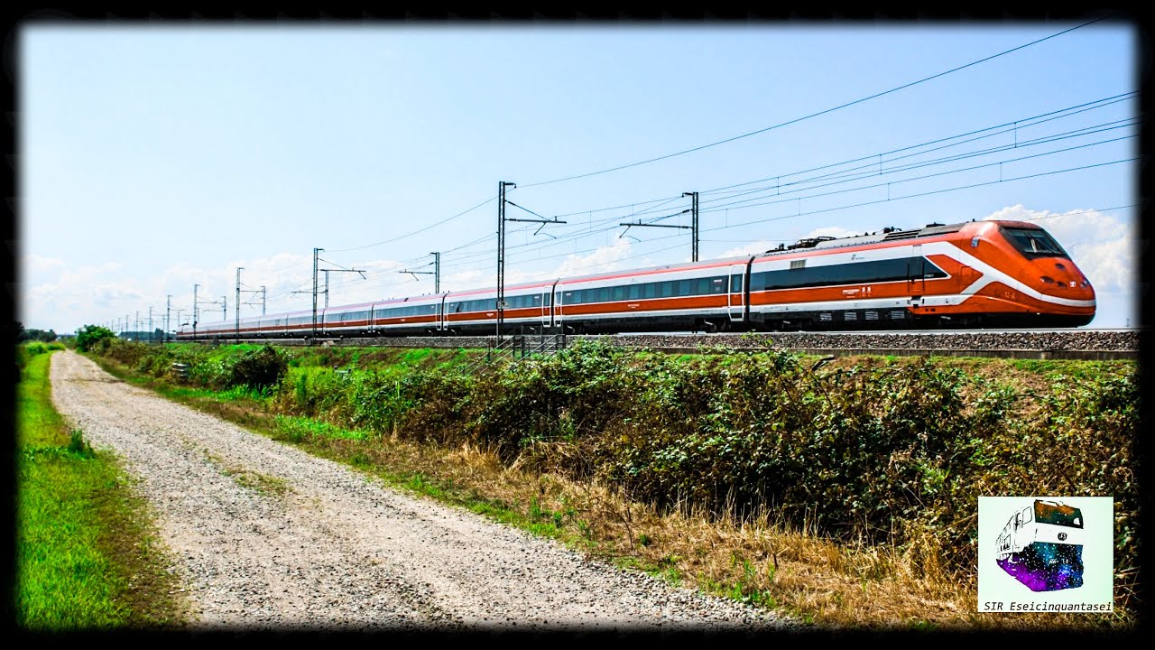 Treni AV in corsa sulla linea AV Milano - Torino