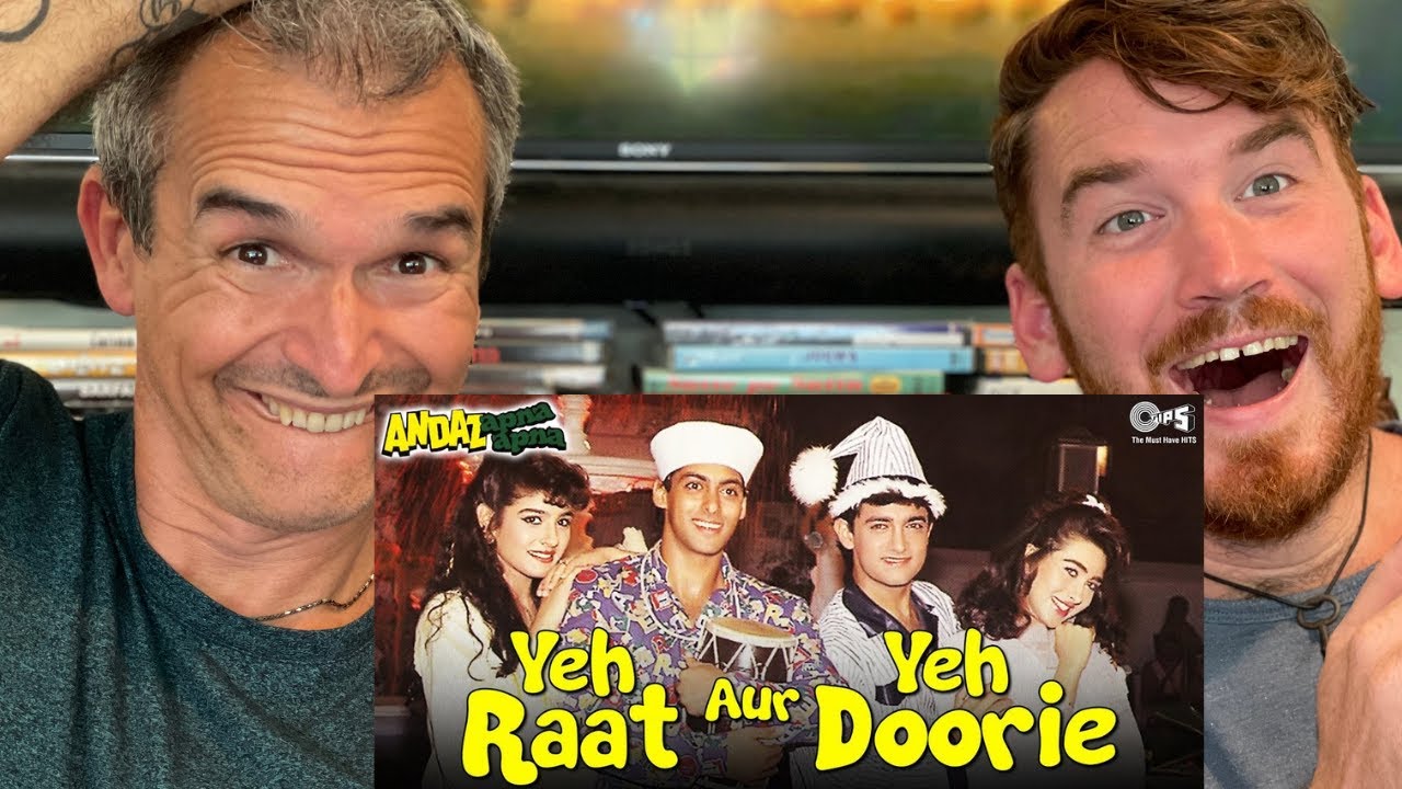 Ye Raat Aur Ye Doori - Salman Khan, Raveena Tandon, Andaz Apna Apna REACTION!!