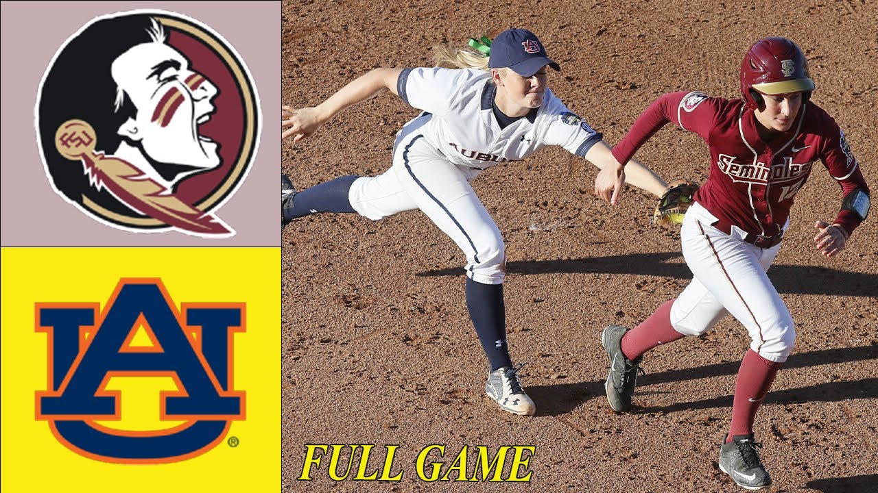 Florida State  Vs Auburn  Full Game 3 Final l May 18,2025 NCAA Softball Championship