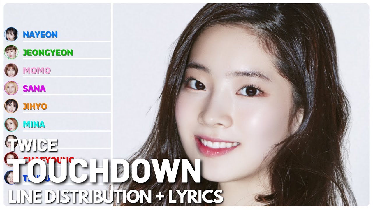 TWICE - Touchdown | Line Distribution (With Hidden Vocals) + Lyrics Color Coded