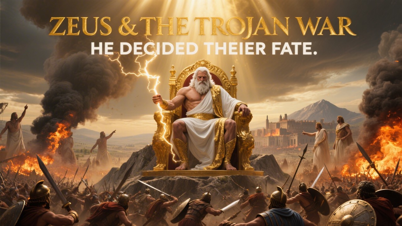 The Trojan War: How Zeus Manipulated Gods and Heroes to Fulfill Troy's Destiny | Greek Mythology